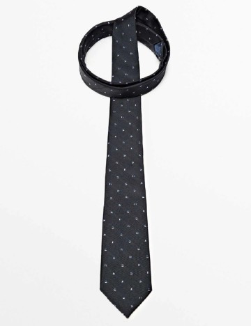 Cravata Massimo Dutti, bleumarin