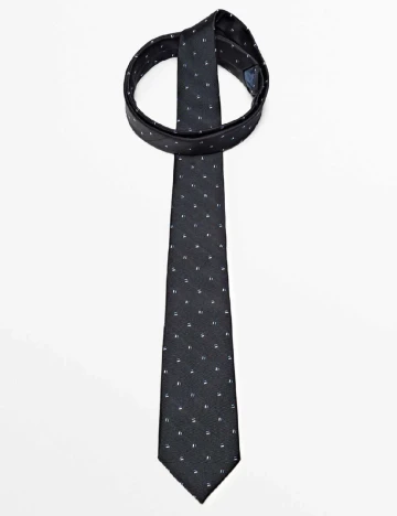 Cravata Massimo Dutti, bleumarin Albastru