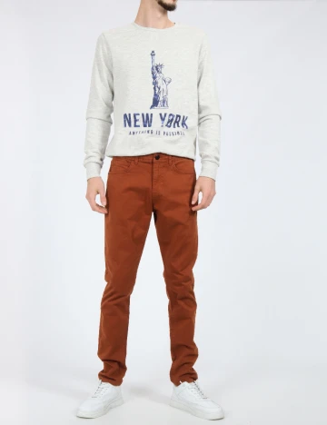 Pantaloni Zara, caramiziu Maro