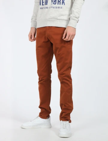 Pantaloni Zara, caramiziu Maro