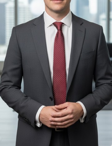 
						Cravata Massimo Dutti, visiniu