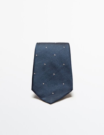 Cravata Massimo Dutti, bleumarin