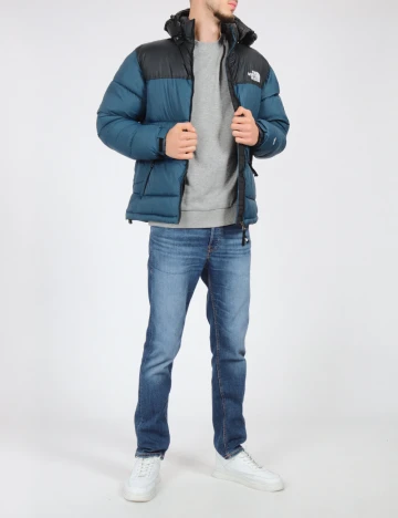 Geaca The North Face, albastru/negru Albastru