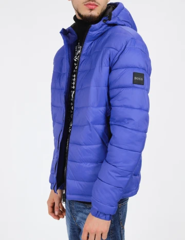 Geaca BOSS, albastru Albastru