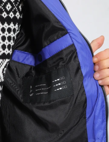 Geaca BOSS, albastru Albastru