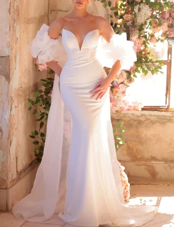 Rochie lunga SHEIN, alb Alb