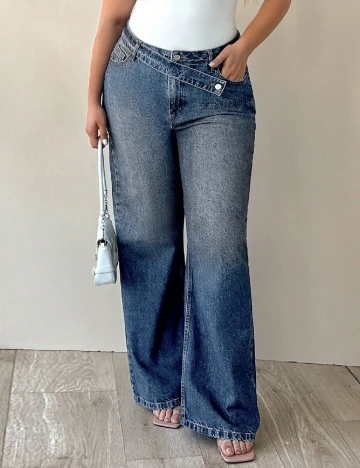 Blugi SHEIN CURVE, albastru