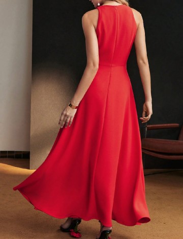 Rochie lunga MOTF, rosu