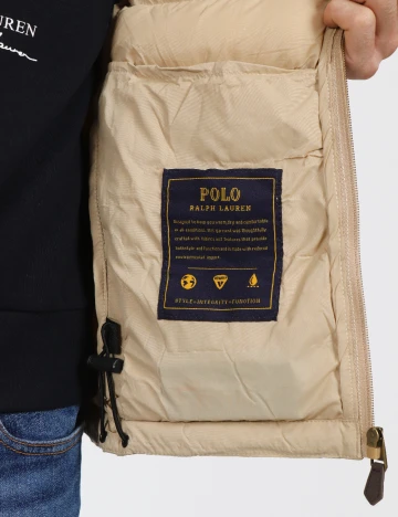 Geaca Polo Ralph Lauren, crem Crem