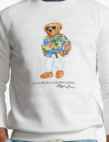 Bluza Polo Ralph Lauren, alb
