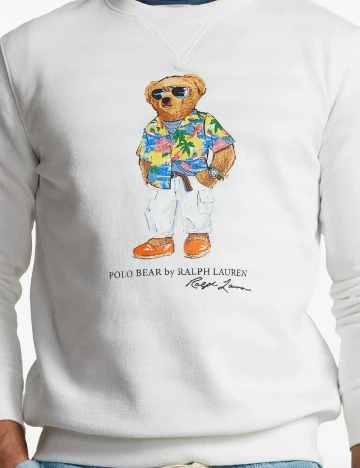 Bluza Polo Ralph Lauren, alb Alb