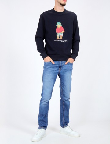 Bluza Polo Ralph Lauren, bleumarin inchis