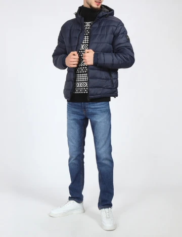 Geaca BOSS, bleumarin Albastru