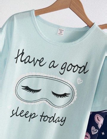 Set rochii de noapte Shein Kids, mix culori