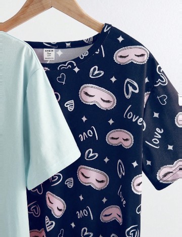 Set rochii de noapte Shein Kids, mix culori