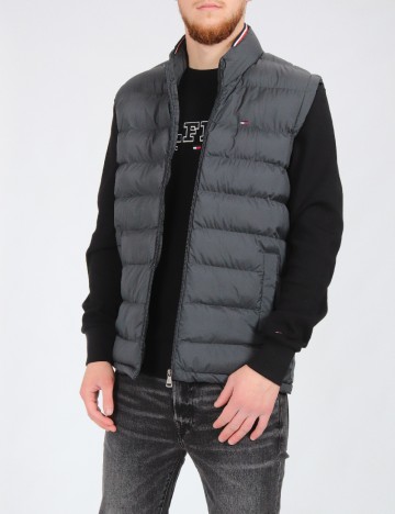 Vesta Tommy Hilfiger, gri inchis