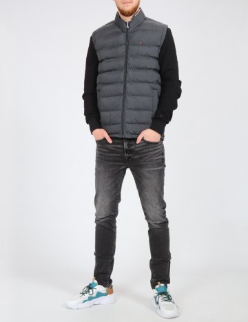 Vesta Tommy Hilfiger, gri inchis