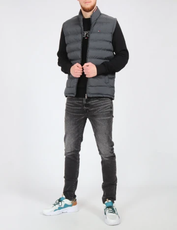 Vesta Tommy Hilfiger, gri inchis Gri