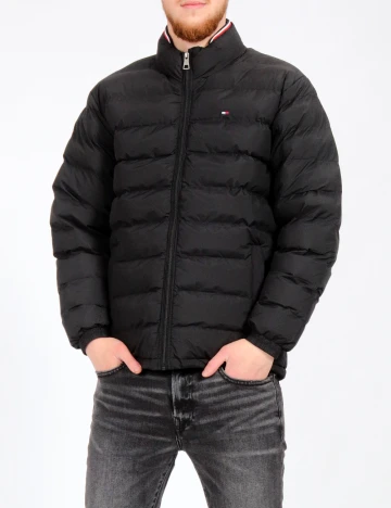 Geaca Tommy Hilfiger, negru Negru