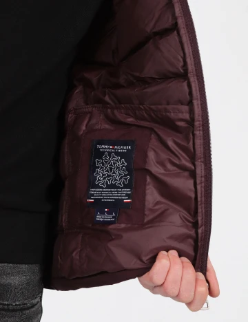 Geaca Tommy Hilfiger, visiniu Rosu