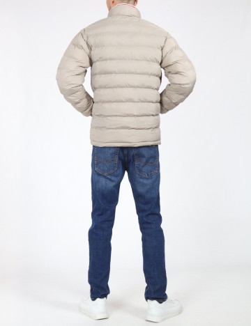 Geaca Tommy Hilfiger, gri deschis