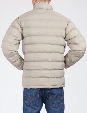 Geaca Tommy Hilfiger, gri deschis