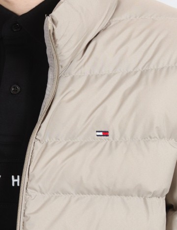Geaca Tommy Hilfiger, gri deschis