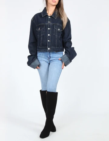 Jacheta SHEIN, albastru Albastru