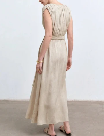 Rochie lunga SHEIN, crem