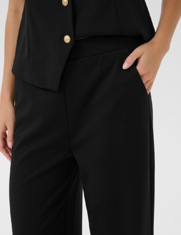 Pantaloni Cream, negru