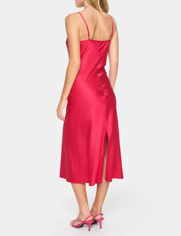 Rochie medie Saint Tropez, magenta