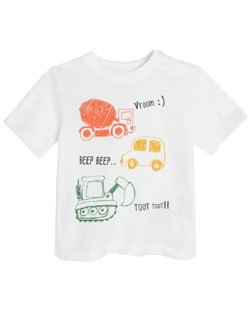 
						Tricou Cool Club, alb
