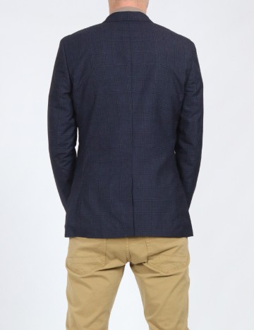 Sacou Topman, albastru/negru