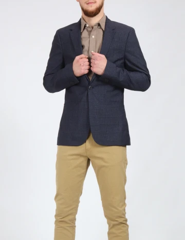 Sacou Topman, albastru/negru Albastru