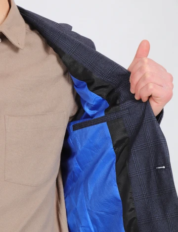 Sacou Topman, albastru/negru Albastru