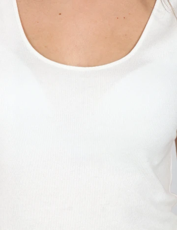 Maiou Massimo Dutti, alb Alb