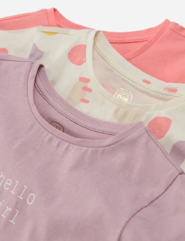 Set Tricou 3 bucati Cool Club, mix culori