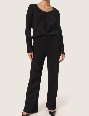 Pantaloni Soaked In Luxury, negru