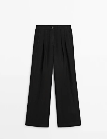 Pantaloni Massimo Dutti, negru Negru