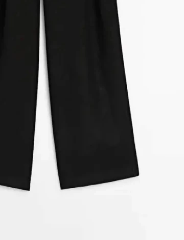 Pantaloni Massimo Dutti, negru Negru