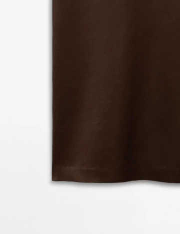 Rochie lunga Massimo Dutti, maro