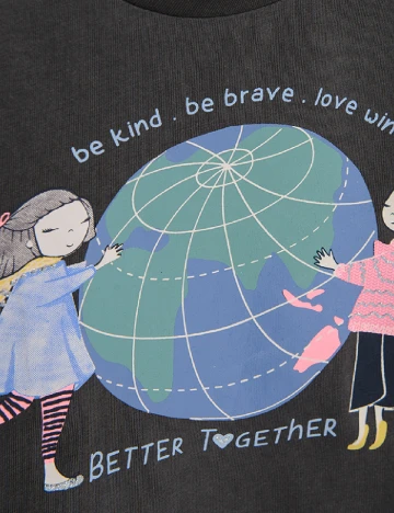 Tricou Cool Club, gri Gri