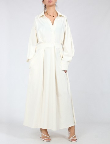 Rochie lunga SHEIN, crem