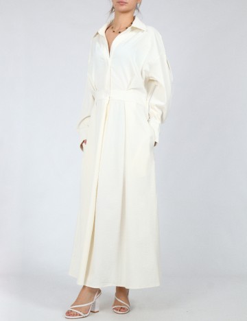 Rochie lunga SHEIN, crem