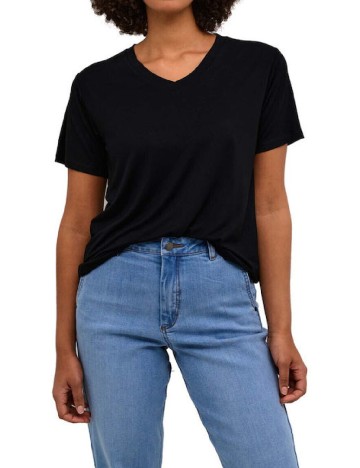
						Tricou Kaffe, negru