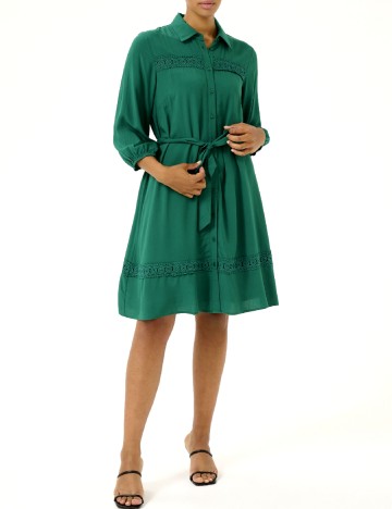 Rochie scurta Kaffe, verde