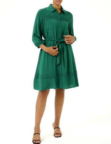 Rochie scurta Kaffe, verde