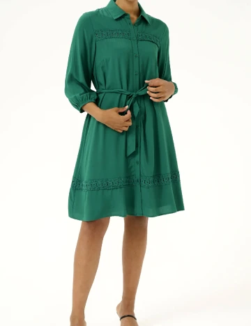 Rochie scurta Kaffe, verde
