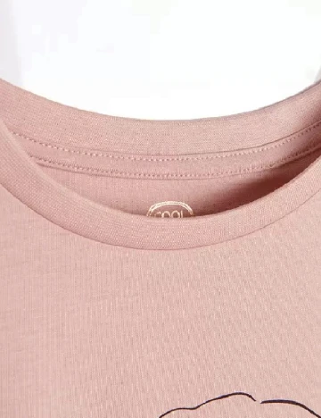 Tricou Cool Club, roz Roz