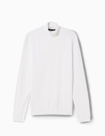 Pulover Bershka, alb